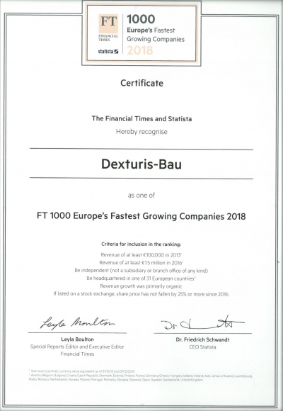 Fastest Growing Company 2018